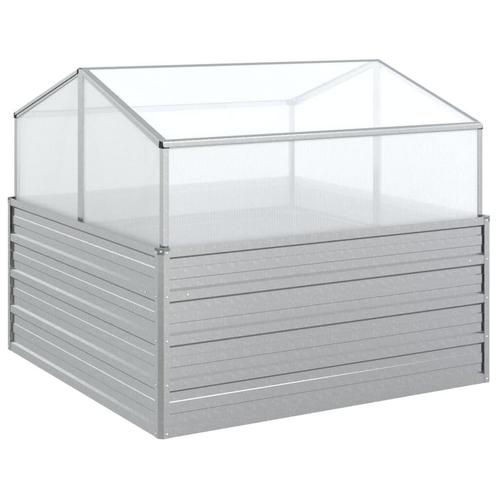 Plantenbak Kas 100cm - Gegalvaniseerd Staal - OP = OP, Tuin en Terras, Bloembakken en Plantenbakken, 60 cm of meer, 100 cm of meer