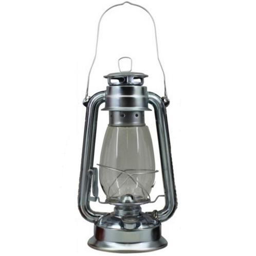 Hofftech Stormlantaarn 30 cm - Zilver (Buitenverlichting), Tuin en Terras, Buitenverlichting, Nieuw, Ophalen of Verzenden