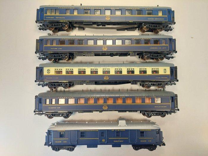 Lima H0 - Modeltrein personenwagonset (5) - 5x CIWL Orient, Hobby en Vrije tijd, Modeltreinen | H0