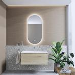 Badkamermeubelset BWS Anubis 70cm 1 Lade Natuur Eiken Met, Ophalen of Verzenden, Nieuw, Bad