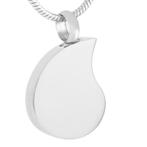 Ashanger, assieraad Traan design zilverkleurig, Sieraden, Tassen en Uiterlijk, Nieuw, Zilver, Overige materialen, Kruis of Symbool