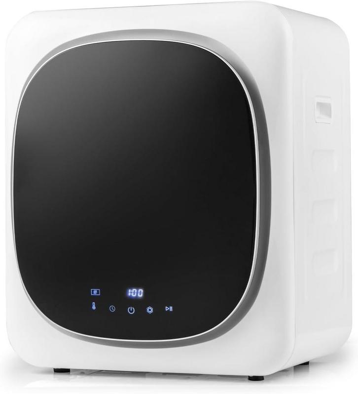 COSTWAY Mini-wasdroger, 5 kg, tot 69 °C, led-touchscreen, af, Huis en Inrichting, Woonaccessoires | Overige, Zo goed als nieuw