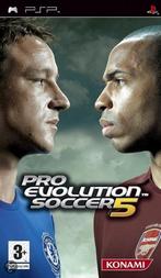 Pro Evolution Soccer 5 platinum PES 5 (psp used game), Spelcomputers en Games, Ophalen of Verzenden, Zo goed als nieuw