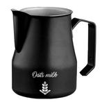Motta Europa Melkkan Zwart Oats Milk 50cl (barista tools), Ophalen of Verzenden, Nieuw