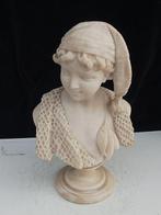 sculptuur, busto di giovane pescatore felice dal viso, Antiek en Kunst, Antiek | Keramiek en Aardewerk