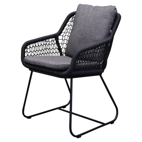 Savona dining tuinstoel rope antraciet, Tuin en Terras, Tuinstoelen, Nieuw, Ophalen of Verzenden