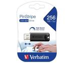 Verbatim | USB Stick | 256 GB | USB 3.2 | Gen 1 | Pinstripe, Computers en Software, USB Sticks, Verzenden, Nieuw