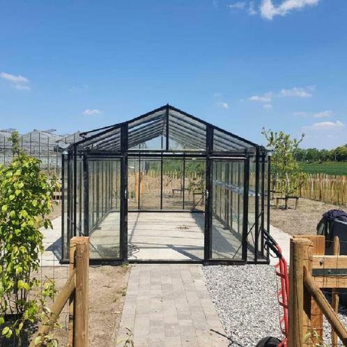 Hobbykas Kweekkas 3,44m x 6m Zwart INCL MONTAGE, Tuin en Terras, Kweekspullen, Overige typen, Gebruikt