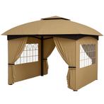TRUUSK Waterafstotend Tuinpaviljoen 3,4x3,4 M - Met 4 Zijpan, Tuin en Terras, Partytenten, Verzenden, Nieuw