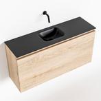 MONDIAZ OLAN 100cm toiletmeubel washed_oak. LEX wastafel, Ophalen of Verzenden, Nieuw, Bad