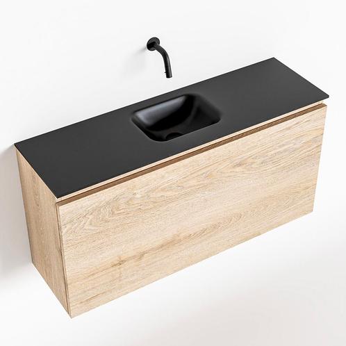 MONDIAZ OLAN 100cm toiletmeubel washed_oak. LEX wastafel, Doe-het-zelf en Verbouw, Sanitair, Bad, Nieuw, Ophalen of Verzenden