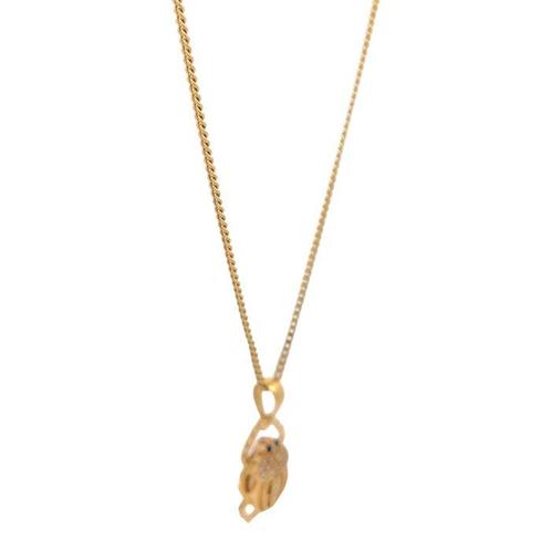Halsketting - 18 karaat Geel goud - Scarab hanger, Sieraden, Tassen en Uiterlijk, Kettingen