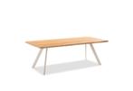 Niehoff Solid Tafel Aluminium/Teak massief hout geborsteld, Ophalen of Verzenden, Nieuw