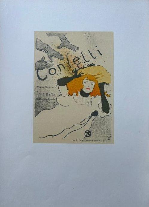 Henri De Toulouse-Lautrec (1864-1901) - Confetti, Antiek en Kunst, Antiek | Overige Antiek