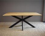 Eettafel Paris rechthoekig mangohout facet rand 160x90 cm -, Huis en Inrichting, Tafels | Eettafels, Ophalen of Verzenden, Nieuw