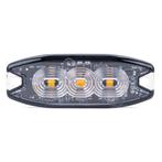LED Flitser 12/24V 3x3W - 19 Flitsers - Oranje - Dun mo..., Verzenden, Nieuw