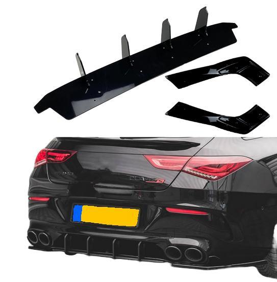 Diffuser Splitter | Mercedes CLA 2019- | Coupé / Shooting br, Auto-onderdelen, Carrosserie en Plaatwerk, Nieuw, Mercedes-Benz