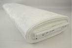 Crushed velvet – Wit – Velours de panne, 120 cm of meer, Wit, Ophalen of Verzenden, Polyester