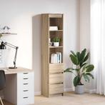 vidaXL Highboard 37,5x35x180 cm spaanplaat sonoma, Verzenden, Nieuw, Overige houtsoorten