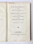 [Rare antique book, Noord-Holland, 1822] Reglement op de