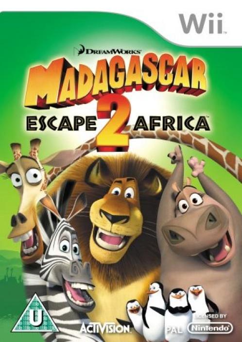 Madagascar 2 (Nintendo Wii), Spelcomputers en Games, Games | Nintendo Wii, Gebruikt, Vanaf 3 jaar, Verzenden