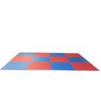 Puzzelmattenset 4 cm. rood/blauw 12 m2, Nieuw