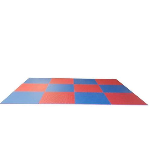 Puzzelmattenset 4 cm. rood/blauw 12 m2, Sport en Fitness, Vechtsporten en Zelfverdediging, Nieuw