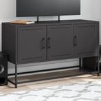 vidaXL Tv-meubel 100,5x39x60,5 cm staal zwart, Huis en Inrichting, Kasten | Televisiemeubels, Minder dan 50 cm, Verzenden, 75 cm of meer