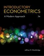 9781337558860 Introductory Econometrics | Tweedehands, Jeffrey Wooldridge, Zo goed als nieuw, Verzenden