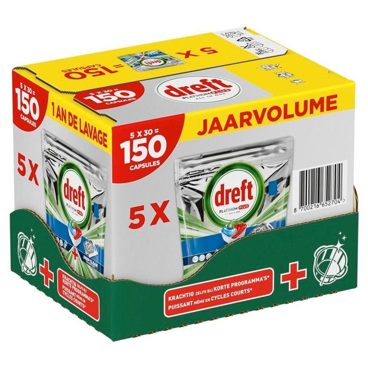 Dreft Platinum Plus All in One Vaatwastabletten, Huis en Inrichting, Schoonmaakartikelen, Verzenden