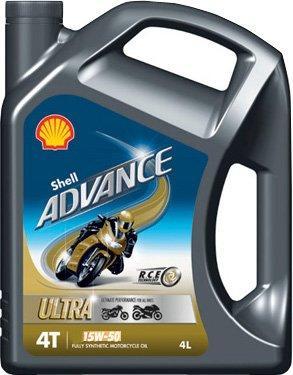 Shell Advance 4T Ultra 15W50 4 Liter, Auto diversen, Onderhoudsmiddelen, Ophalen of Verzenden