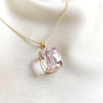 Hanger - 14 karaat Geel goud - 12.21ct. tw. Kunziet -