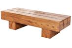 Massief houten design salontafel BOLT 100cm Sheesham, Nieuw, Ophalen of Verzenden