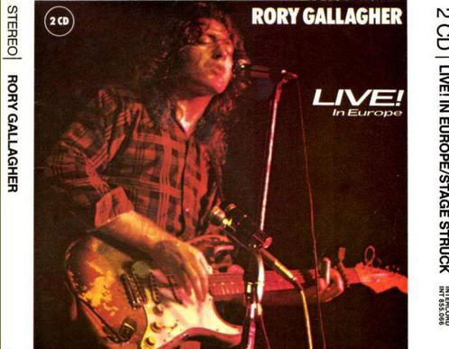 cd - Rory Gallagher - Live! In Europe / Stage Struck, Cd's en Dvd's, Cd's | Overige Cd's, Zo goed als nieuw, Verzenden