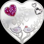 Cookeilanden. 5 Dollars 2021 Heart coin - Happy Valentines