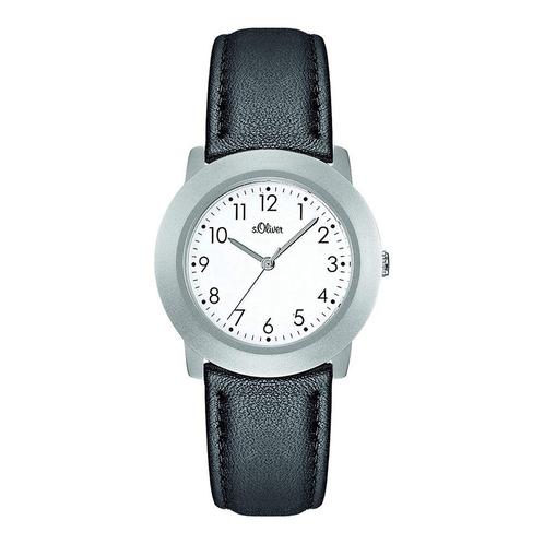 s.Oliver SO-1364-LQ Dames horloge, zwart kleur, staal, ATM3, Sieraden, Tassen en Uiterlijk, Horloges | Heren