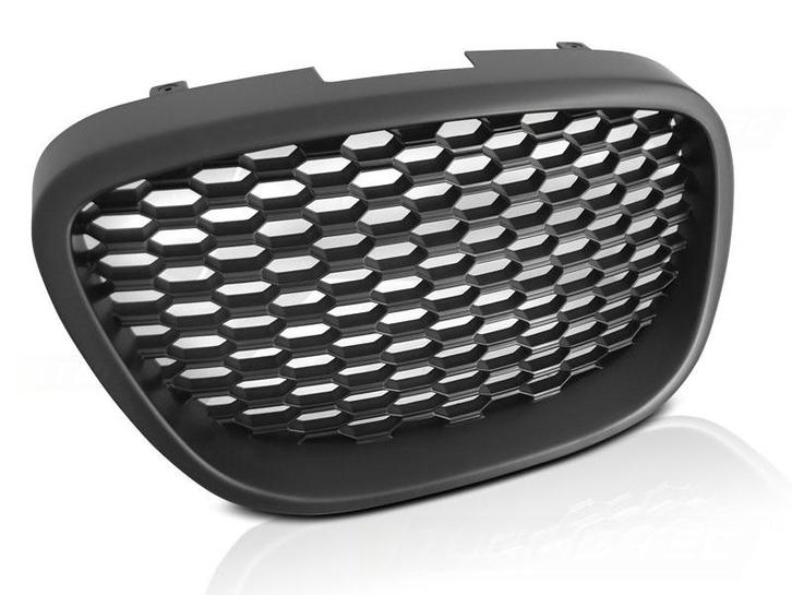 Grill SEAT LEON / ALTEA / TOLEDO 05-09 HONINGRAAT ZWART MAT, Auto-onderdelen, Carrosserie en Plaatwerk, Nieuw, Ophalen of Verzenden