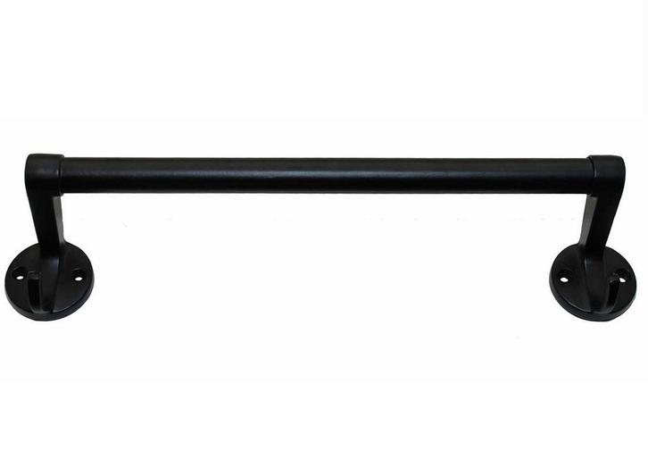 Handdoek Rek Met Haken 550 mm mat zwart, Huis en Inrichting, Badkamer | Badtextiel en Accessoires, Verzenden
