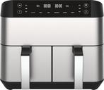 2dekans | Niceey Dubbele Airfryer XXL - 8L - 2460W - Zilver, Witgoed en Apparatuur, Frituurpannen, Ophalen of Verzenden, Zo goed als nieuw