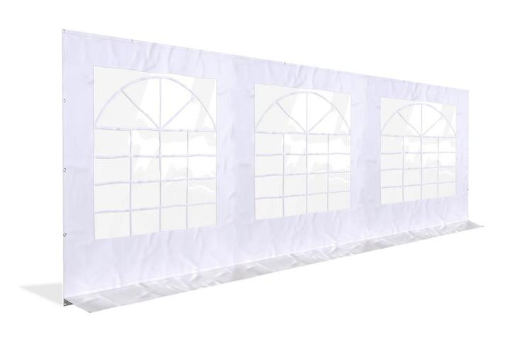 Partytent zijwand PE met ramen - 6 meter |, Doe-het-zelf en Verbouw, Zeil en Folie, Zeil, Nieuw, Ophalen of Verzenden