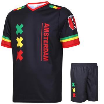 Amsterdam Voetbaltenue - Bob Marley - Kind en Volwassenen beschikbaar voor biedingen