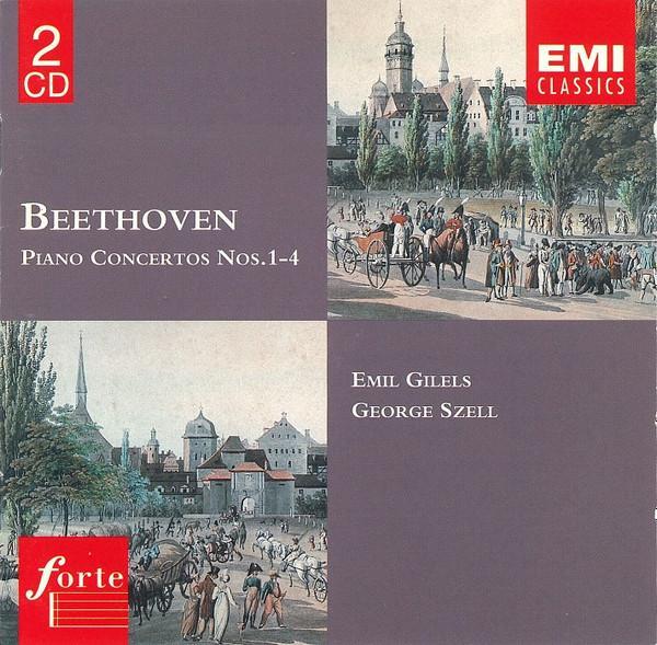 cd - Beethoven - Emil Gilels, George Szell â Piano Conc., Cd's en Dvd's, Cd's | Overige Cd's, Zo goed als nieuw, Verzenden