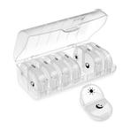 GEASY Pillendoos 7 Dagen – 2 Vakken – Transparant –, Verzenden