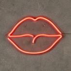Neonverlichting Lippen - L40 x B28 cm - Rood, Diversen, Kerst, Verzenden, Nieuw