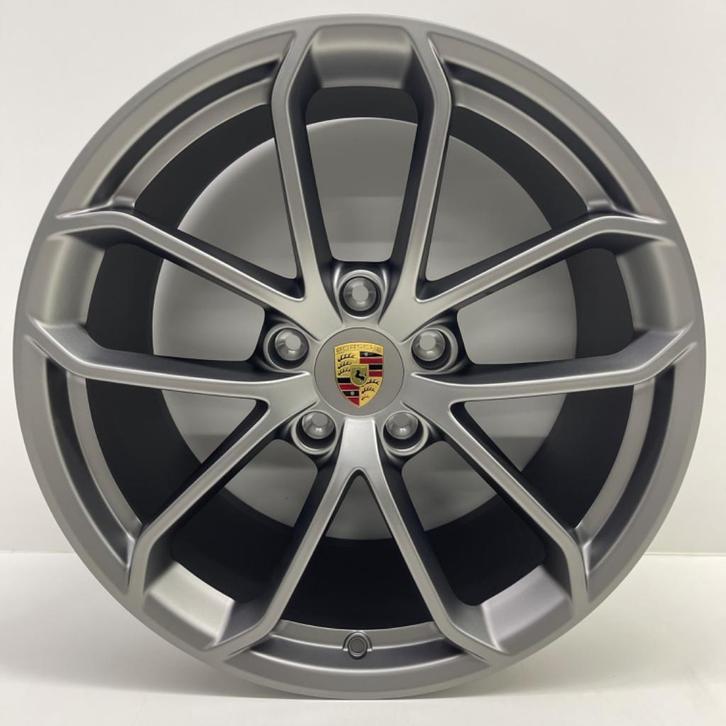 Porsche Boxster Spyder/Cayman GT4 718  20 Platinium + banden, Auto-onderdelen, Banden en Velgen, 20 inch, Zomerbanden, 305 mm