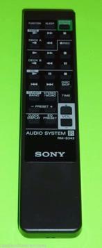 Afstandsbediening sony rm-s343, Verzenden, Nieuw, Origineel