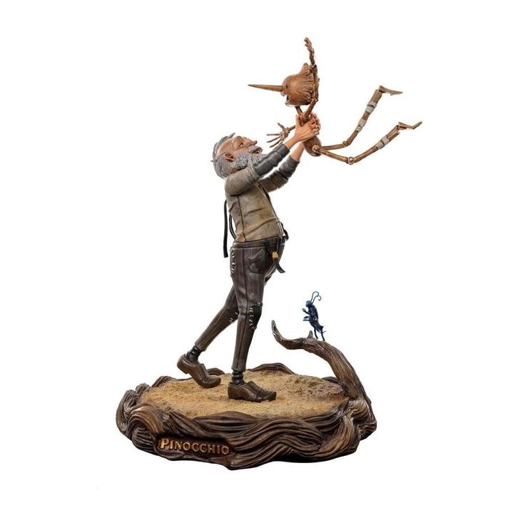 Pinocchio Art Scale Statue 1/10 Gepeto & Pinocchio 23 cm, Verzamelen, Film en Tv, Nieuw, Ophalen of Verzenden