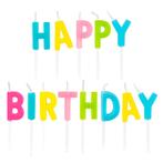 Happy Birthday Kaarsen 13st, Verzenden, Nieuw