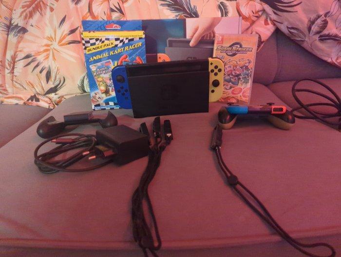 Nintendo - Switch - Videogameconsole + games, Spelcomputers en Games, Spelcomputers | Overige Accessoires