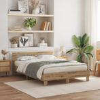 vidaXL Eiken Bedframe Handgemaakt Eiken Massief Eikenhout, Huis en Inrichting, Slaapkamer | Bedden, Verzenden, Nieuw, Hout